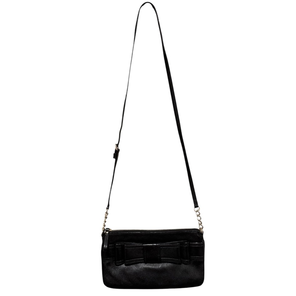 Kate Spade Villabella Avenue Celina Black Bow Crossbody Shoulder Bag - Picture 2 of 8